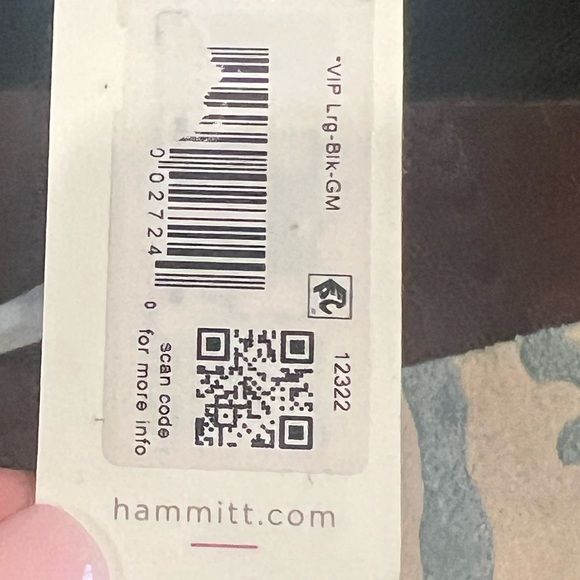 NWT Hammitt Large VIP Black/Gunmetal Crossbody - Picture 6 of 15